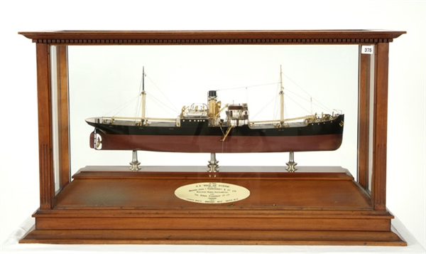 S.S Maid of Hydra, model ship by John I Thomycroft
